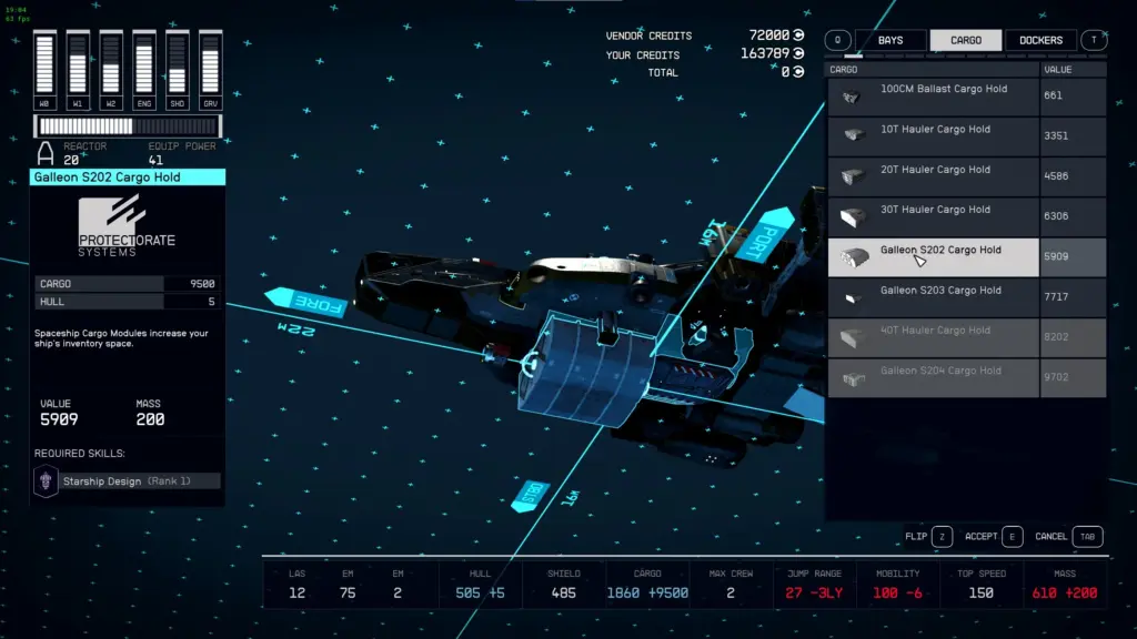 Ship Cargo Storage Increase - x3 or x10 Capacity V1.1