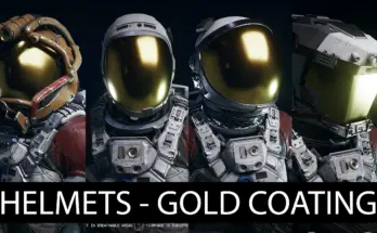 Space Helmets - Gold Coating Visors V1.0