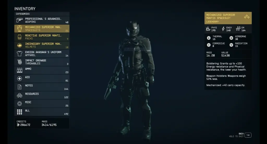 Stealth Bounty Hunter (Mantis Suit Replacer) V1.0