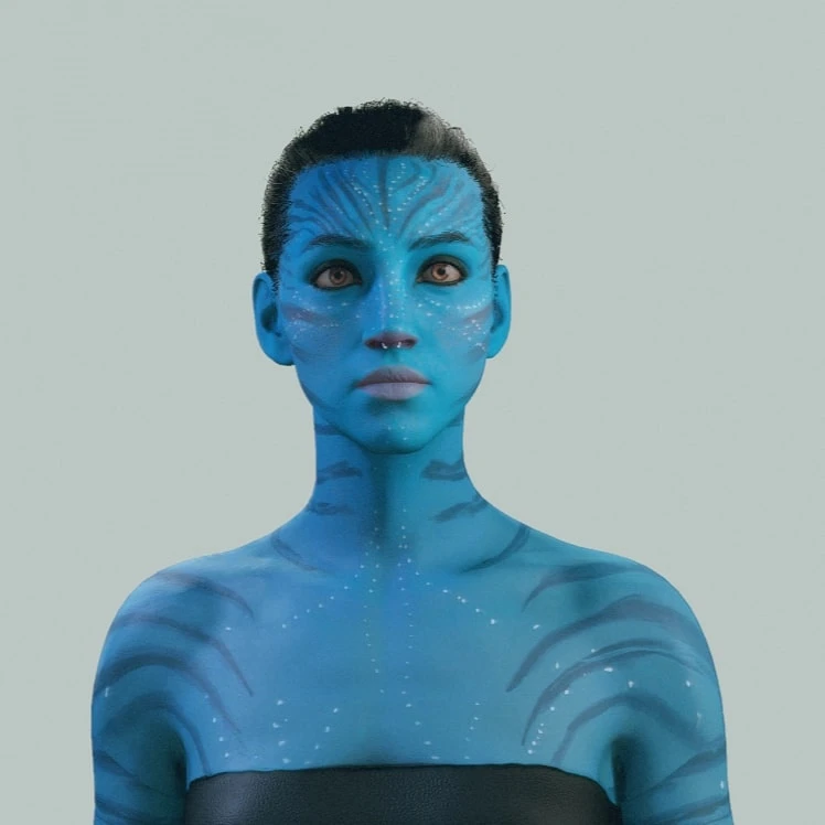 Avatar Lore Friendly Na'VI Face Texture Nose Edit V1.0