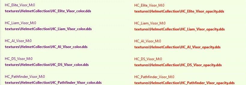 Helmet Collection V1.0a
