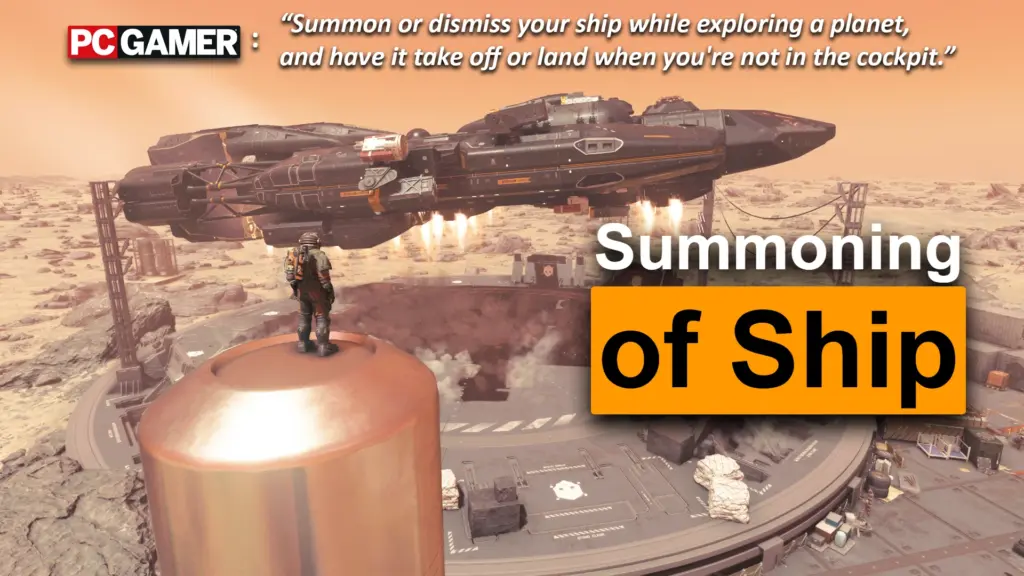 Summoning of Ship - Ship Remote Control - Land - Take off - Set gravity V0.1.6.2