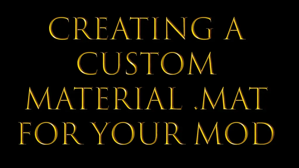 Custom Material for Starfield V1.1