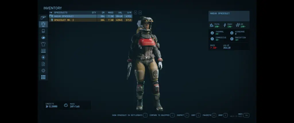 NAEVA Space Suit V1.0