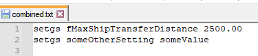 Increased Ship Transfer Distance