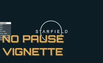 No Pause Menu Vignette V1.0