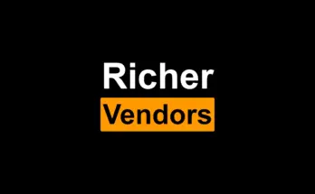 Richer Vendors - 10x merchant gold and 1 day restock V0.1