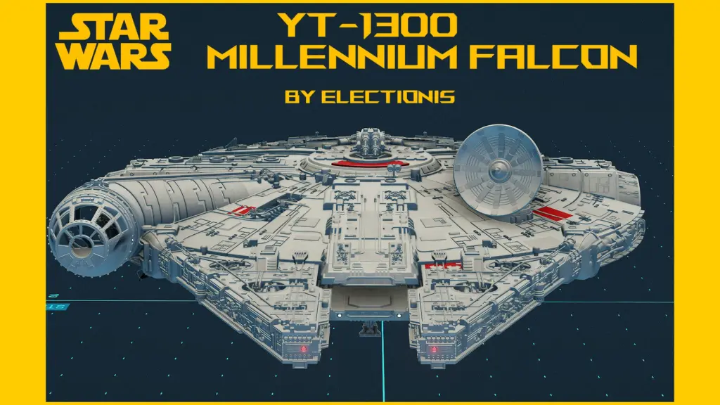 Star Wars YT-1300 Millennium Falcon 1977 V1.1