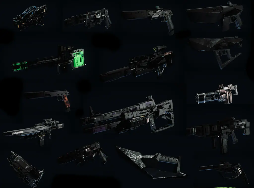 Weapon Retexture - Black Weapons Pack V1.2