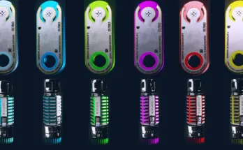 Recolored Silver Credit Stick and Digipick V2.0