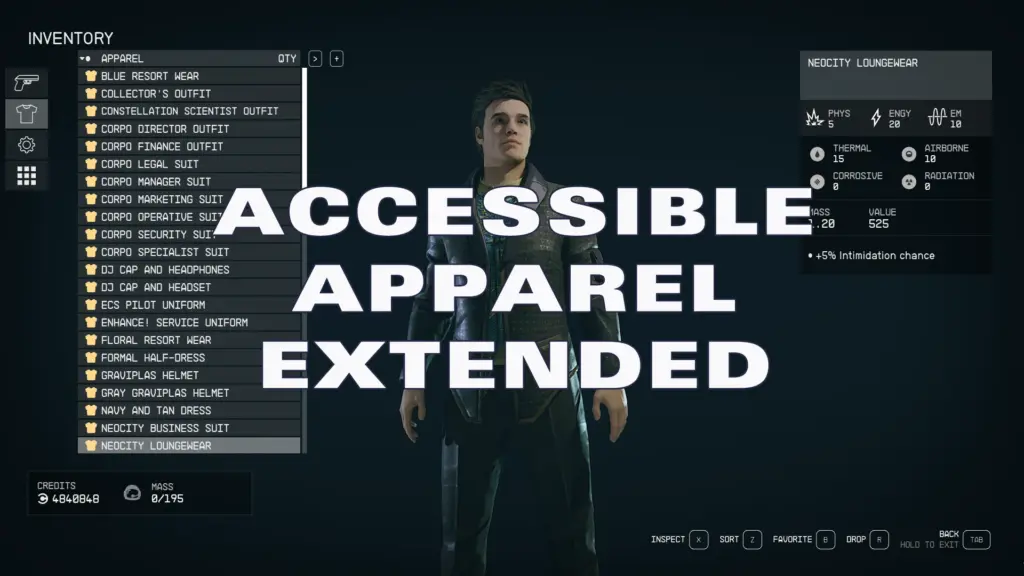 Accessible Apparel Extended - AAE V1.1