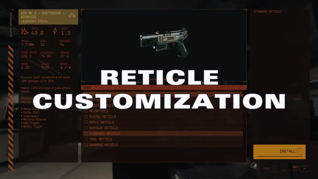 Reticle Customization - RC V1.0