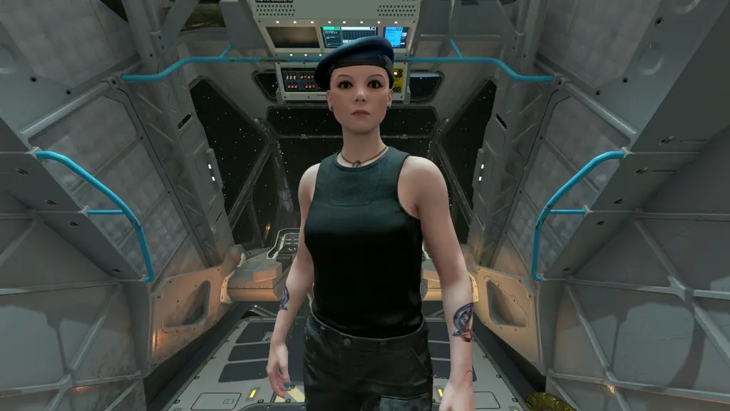 Space Rogue Muscle Gear outfit black V1.0