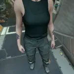 Space Rogue Muscle Gear outfit black V1.0
