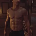XS Ripped - Male Sporty Sexy Map Athletic fitness muscle texture - body normal map 4K
