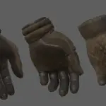 Retro Brown Gloves