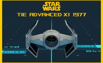 Star Wars TIE Advanced x1 1977 V1.3