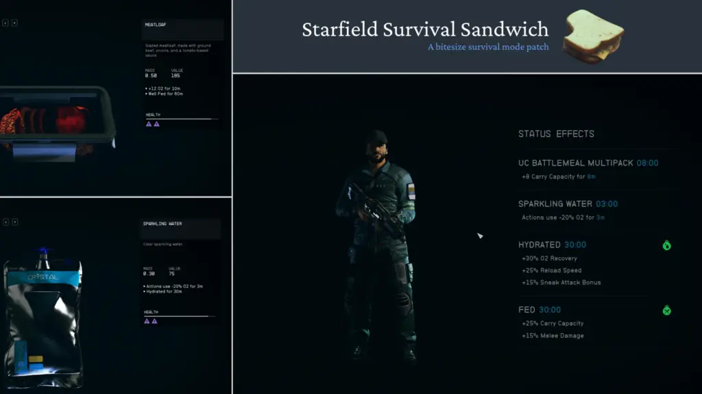 Starfield Survival Sandwich V1.0