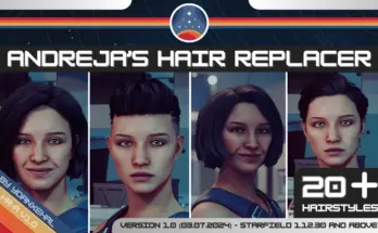 Andreja's Hair Replacer - 22 Hairstyles V1.0
