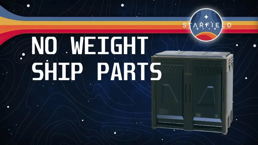 No Weight Ship Parts V1.0