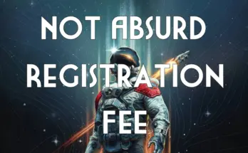 Not Absurd Registration Fee