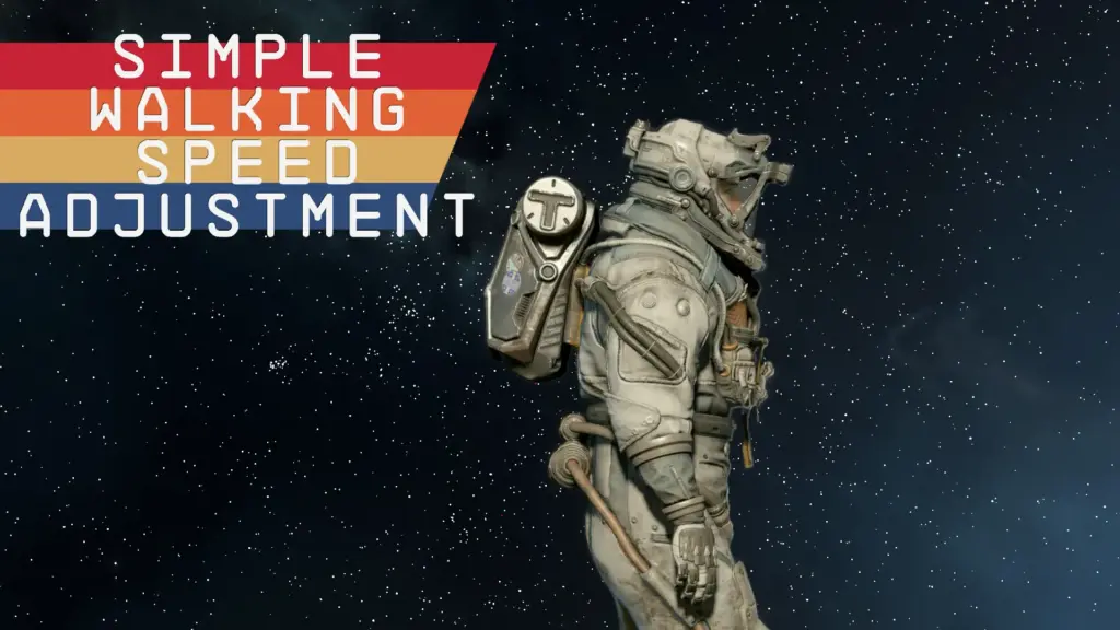 Simple Walking Speed Adjustment V1.2