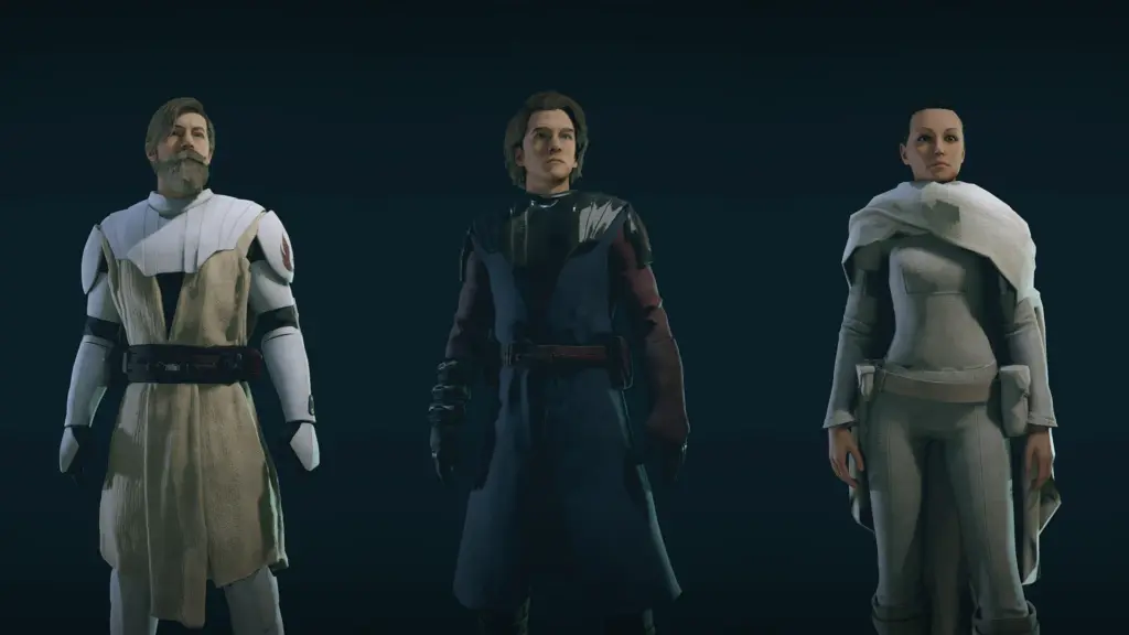 Star Wars Clone Wars Outfits (Anakin - Obi-Wan - Padme)