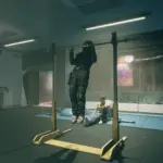 Usable bench press and pull up bar