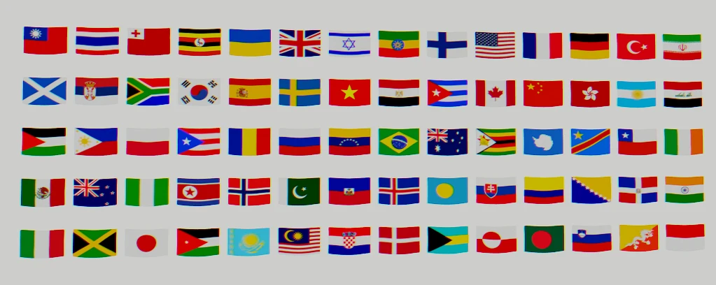 Around The World (Old Earth Flags)