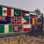 Around The World (Old Earth Flags)