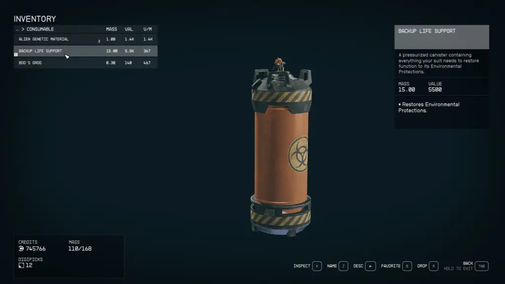 Backup Life Support