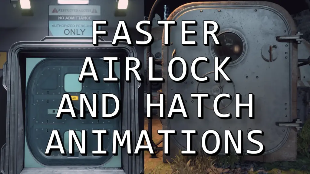 Faster Airlock and Hatch Animations V1.0.3