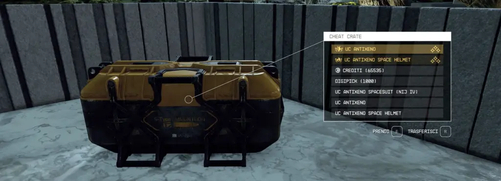 New Atlantis Cheat Stash