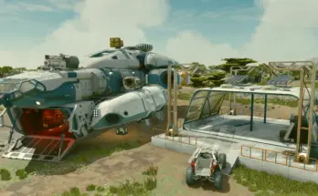 Outpost Garage and Invisible Landing Pad V1.0
