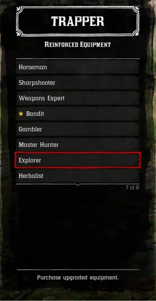 Unlock All Reinforced Equipment
