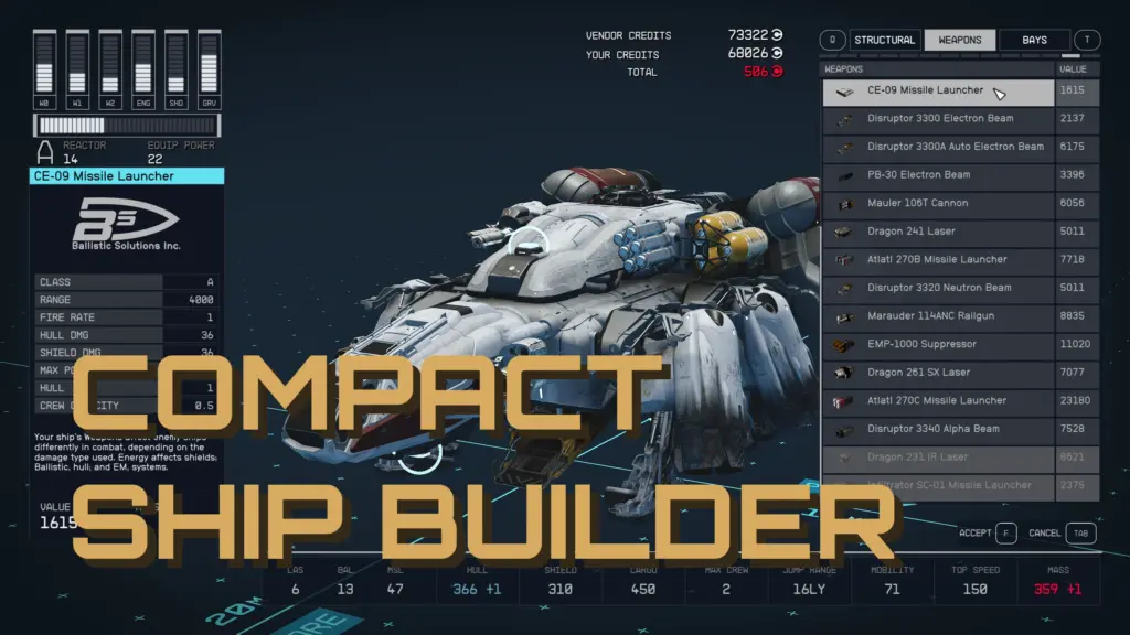 Compact Ship Builder UI V1.0