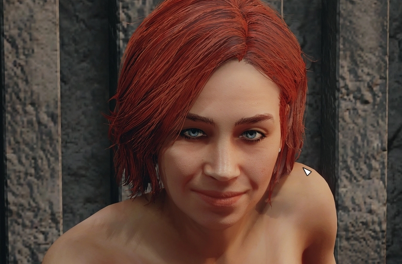 Sarah Morgan Redhead with Blue Eyes
