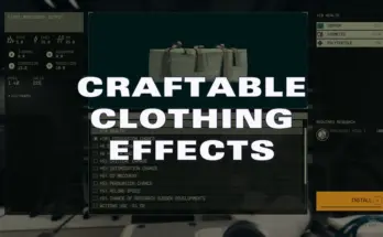Craftable Clothing Effects - CCE V1.0