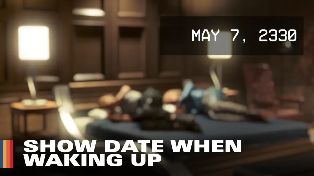 Show Date When Waking Up V1.0