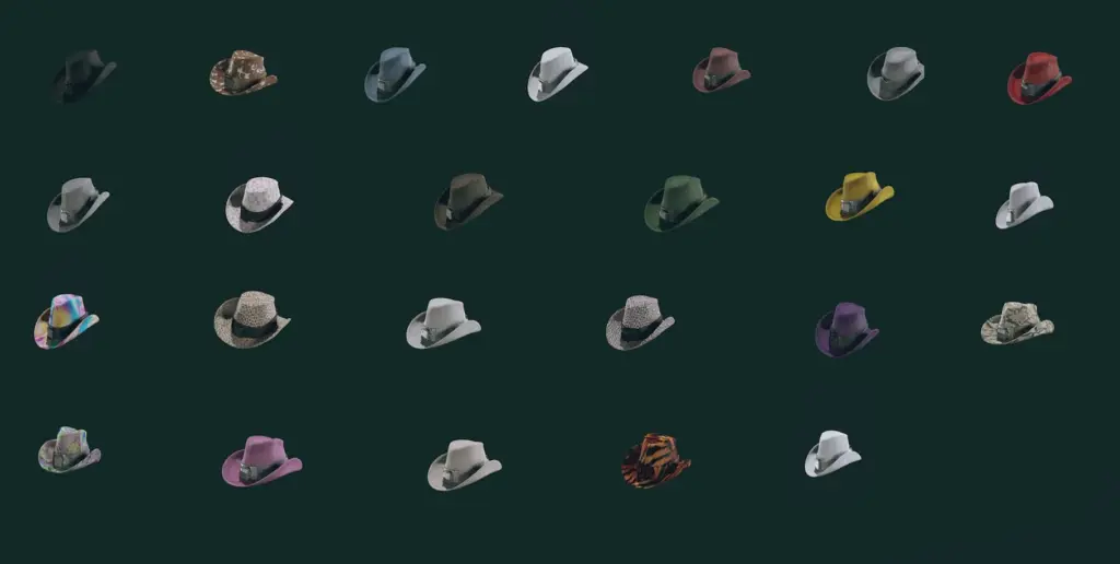 Prime Armor Skins - Cowboy Hats