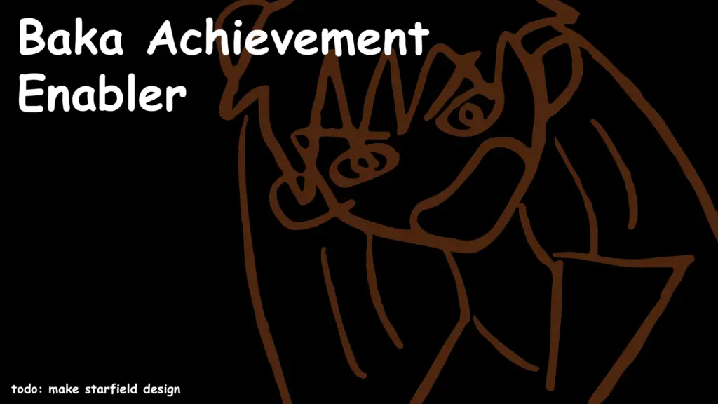 Baka Achievement Enabler (SFSE) V1.2