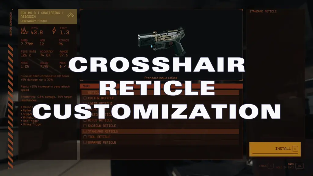 Crosshair Reticle Customization - CRC