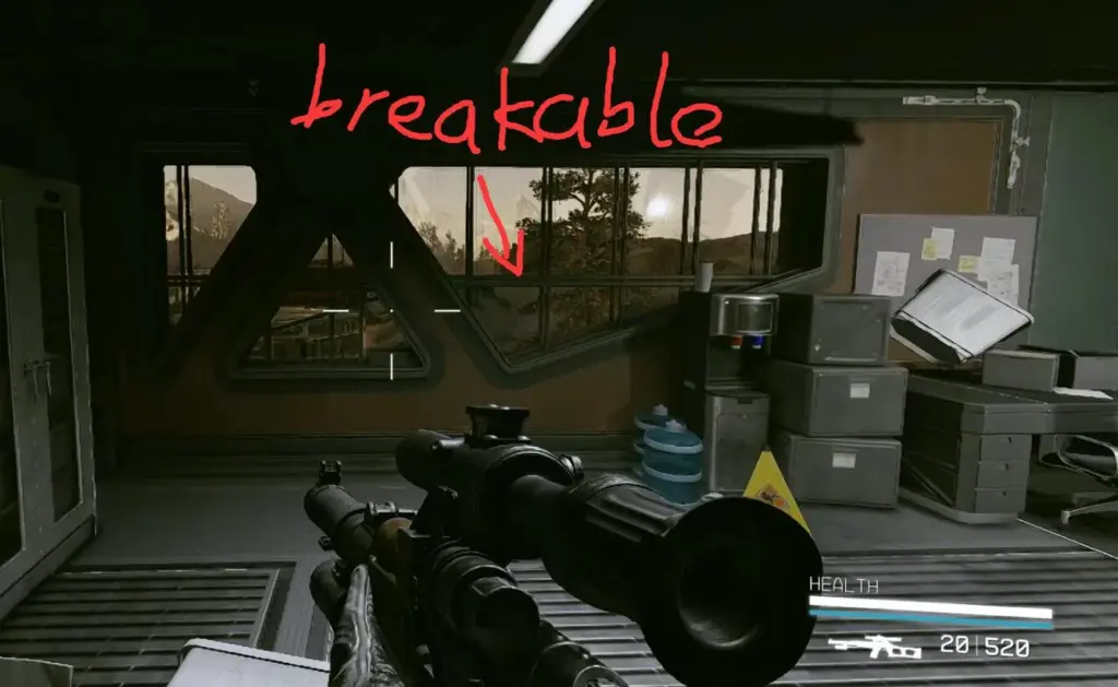 HBI Breakable Window in DR024