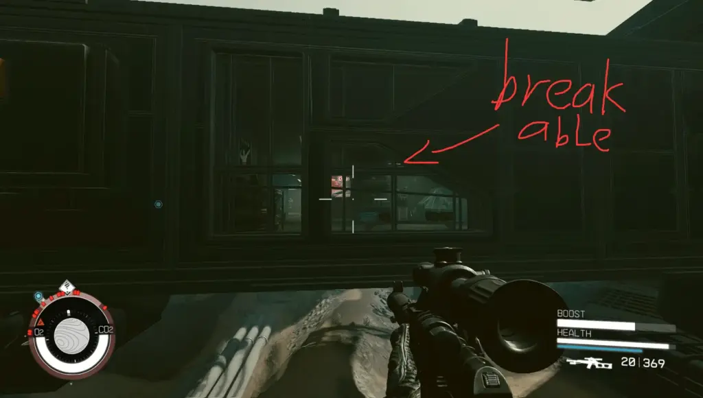 HBI Breakable Window in DR034