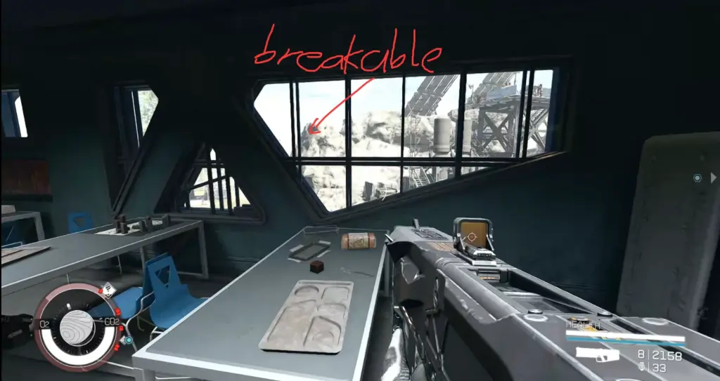 HBI Breakable Window in DR035