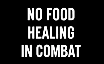 No Food Healing in Combat