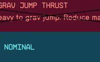 No Grav Drive Weight Limit V1.0