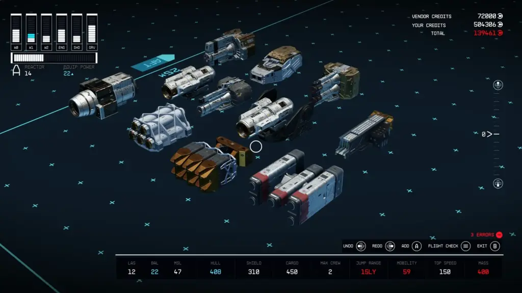 Ship Weapons Matter - Starfield Completed V1.0