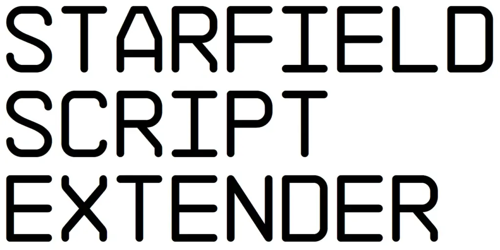 Starfield Script Extender (SFSE) V0.1