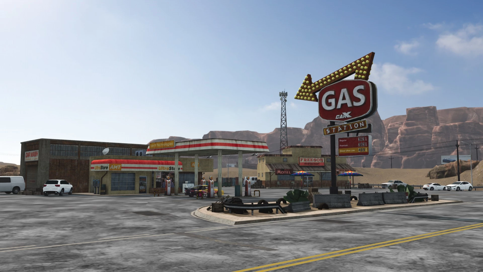 Red Rock (CarX) Map V1.0 0.35.x